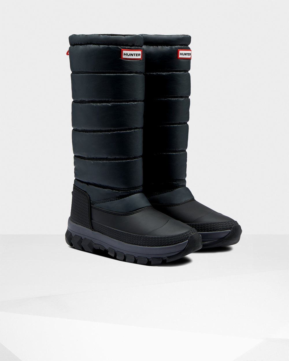 Hunter Snø Støvler Svart - Dame Original Insulated Tall - Norge VMEZFY-401